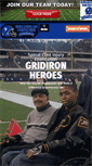 Mobile Screenshot of gridironheroes.org